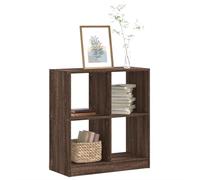 WRJENFSC Libreria Rovere Marrone 68,5x32x75 cm in Legno Multistrato Libreria Divisoria Ambiente Libreria Verticale Librerie Libreria Piccola per Camera Da Letto Ufficio Studio Ingresso