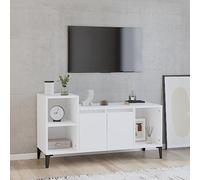 WRJENFSC Mobile da Ingresso Mobile Decorativo Libreria Mobile Porta TV Bianco 100x35x55 cm in Legno Multistrato Adatto per Appartamento, Soggiorno, Ingresso, Salotto