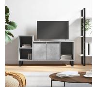 WRJENFSC Mobile per TV Grigio Cemento 100x35x55 cm Legno Multistrato Mobile Basso Soggiorno Mobile Per Tv Mobile Sala Soggiorno Moderno Mobili per Sala Studio Cucina Sala Da Pranzo Ingresso