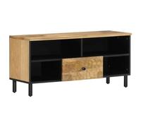 WRJENFSC Mobile Porta TV 100x33x46 cm in Legno Massello di Mango Mobili Tv Mobile Per Tv Mobili Soggiorno Soggiorno Moderno Mobili per Cucina Sala Da Pranzo Sala Studio Soggiorno