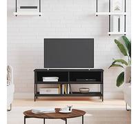 WRJENFSC Mobile Porta TV Nero 100x35x45 cm in Legno Multistrato Mobiletto Porta Tv Mobile Tv Soggiorno Mobili Soggiorno Mobiletto Tv per Sala Studio Camera Da Letto Soggiorno Cucina
