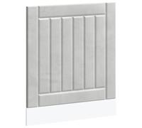 WRJENFSC Pannello frontale per lavastoviglie Lucca in grigio cemento, larghezza 60 cm, frontale in robusto legno, piastra frontale per lavastoviglie da incasso e cucine moderne, 60 x 1,5 x 67 cm