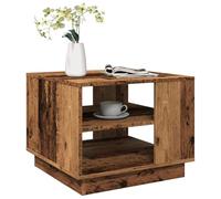WRJENFSC Tavolino da Salotto Legno Antico 55x55x42 cm Legno Multistrato Coffee Table Tavolini Da Salotto Tavolo Salotto Moderno Tavolino Divano per Camera Da Letto Salotto Soggiorno Giardino