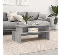 WRJENFSC Tavolino Salotto Grigio Sonoma 90x55x42,5 cm Legno Multistrato Tavolino Laterale Da Divano Mobile Soggiorno Tavolino Salotto Moderno Tavolino Soggiorno per Giardino Salotto Interno Soggiorno