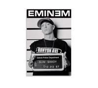 WRLIFWJXU EminemPoster su tela da parete per soggiorno, camera da letto, sala giochi, ufficio, 20 x 30 cm, senza cornice