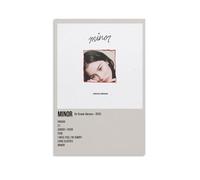 WRLIFWJXU Gracie Abrams MinorPoster su tela con pittura ad olio decorativa, da appendere, per casa, soggiorno, camera da letto, sala da pranzo, 40 x 60 cm, senza cornice