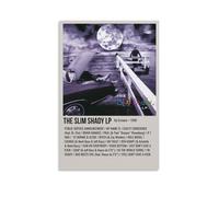 WRLIFWJXU The Slim Shady EP di EminemPoster, stampa artistica da parete su tela, per soggiorno, camera da letto, sala giochi, ufficio, 60 x 90 cm, senza cornice