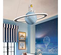 WRLYTNG Lampada a sospensione da astronauta, lampadari a LED creativi con luce planetaria dimmerabile a sospensione per la camera dei bambini, la camera dei ragazzi, l'asilo nido, la stanza dei giocat