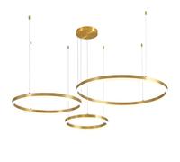 WRLYTNG Lampadario di metà secolo Illuminazione a sospensione a LED Lampada da soffitto moderna dimmerabile Montaggio a incasso Lampadario luminoso in acrilico Apparecchio di illuminazione per soggior