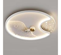 WRLYTNG Plafoniera a stella dell'universo Plafoniera per cameretta dei bambini Luce da astronauta Luce per cameretta per bambini Luce per camera da letto per ragazzi Plafoniera per camera da principes