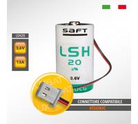 WRMLIT14A VISONIC LSH20 3,6V 13Ah Batteria al Litio SAFT compatibile VISONIC