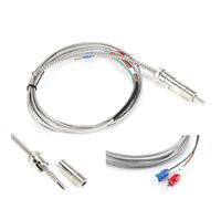 WRNT-01 baionetta M8 x 1,25 K tipo J molla a compressione filo schermato, sensore di temperatura, 1 pezzo (M8 x 1,25 J Type 5 m)