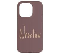 Wroclaw Polonia Design elegante vintage Custodia per iPhone 15 Pro