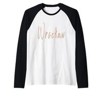 Wroclaw Polonia Design Elegante Vintage Maglia con Maniche Raglan