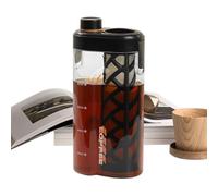 Wrohto Cold Brew Coffee Makers, Tea Infuser Bottle, Fine Mesh Filter, 350 Micron Screen, Leak-Proof Lid, Built-In Scale, Portable Design, Perfect for Kitchen, Camping, Drinks, Outdoor, Home