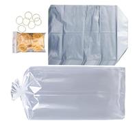 Wrohto Fish Transport Bags, Leak Proof Clear Bags For Live Fish, Live Fish Shipping Bags, 50X Fish Shipping Bags, Thickened Fish Transport Bags, Aquarium Fish Bags, Fish Shipping Bags For Aquariums, L