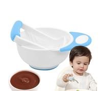 Wrohto Food Mash Bowl, Serving Bowl With Grinding Rod, Non-Slip Food Mill Bowl, Anti-Scalding Food Crusher, Food Mash Bowl, Baby Food Maker, Vegetable Mash Bowl, Ergonomic Food Grinding Bowl, Easy