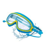 Wrohto Kids Swimming Goggles With Earplugs, Waterproof Swim Glasses, Silicone Anti-Fog Pool Eyewear For Children, Comfortable Adjustable Fit, Durable Gear For Water Activities