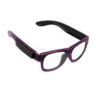 Wrohto LED Glasses Party, LED Sunglasses, Luminous Eyewear Accessories, Colorful Light-Up Design, Perfect for Dance, Cosplay, Pool, Birthday, Halloween, Costume Decorations, Festival Fun