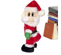 Wrohto Twerking Santa Claus, Singing and Dancing Plush Doll, Animated Christmas Toy, Home Decorations, Adds Fun and Festivity to Your Holiday Celebrations, 19x13x34 cm