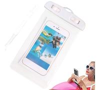 Wrohto Waterproof Phone Pouch, Swimming Cellphone Bag, Touchscreen Clear Phone Pouch with Lanyard for Rafting, Kayaking, Fishing, Boating, Snorkeling, Camping, Cycling, 21x11cm