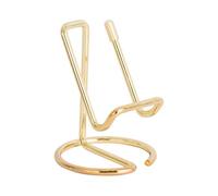 Wrought Iron Phone Stand Creative Multi-Function Reading Stand Portable Desktop Phone Stand,Golden