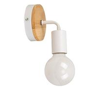 Wrought Iron/Wooden Wall Lamp Simple Black and White Classic Colour Living Room Bedroom Wall Light Bathroom Mirror Front Wall Spotlight