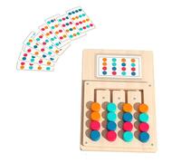 WRQIOO Giochi per Anziani con Demenza, Legna Giochi di Memoria per Anziani con 12 Carte, Giochi di Memoria a Colori per Adulti
