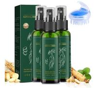 WRQNKAJT Korean Red Ginseng Spray Rigenerante Per Capelli,Siero Spray Per La Crescita Dei Capelli Allo Zenzero,Anti Hair Loss And Hair Regrowth (3pcs)