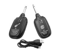 Wrtysully 1 Set Amp Ricevitore Trasmissione Wireless Audio Batteria Integrata Portatile per Chitarre Basso