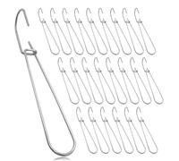 Wrtysully 24 Ganci per Modelli In Metallo da 7,3 Pollici, Modello per Cucire, per Appendere Grucce Facili da Usare,