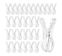 Wrtysully 30 Clip per Copertura per Piscina In Acciaio Inossidabile da 4,5 Pollici Morsetti per Copertura per Piscina Jumbo Clip per Copertura Invernale per Piscina In Metallo Facili da Usare