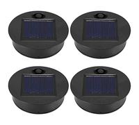 Wrtysully 4 Pezzi di Ricambio per Luci Solari Superiori Lanterne da Appendere per Esterni Luce Solare Parti Luci Solari Rotonde Impermeabili