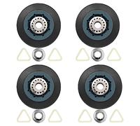Wrtysully 4Pack W10314173 Sostituzione Rullo Asciugatrice per Asciugatrice Compatibile con WPW10314173 Kit Supporto Rullo Accessori Parti di Ricambio per Asciugatrice