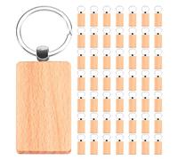 Wrtysully 50 ID Chiave per Incisione Rettangolare nel Legno Possono Essere Incisi DIY