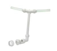 Wrtysully A Doppio Spruzzo per Piscina A Spruzzo Regolabile con Irrigatore A Cascata per Piscina