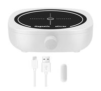 Wrtysully Agitatore Magnetico Mini Agitatore da Laboratorio Piastra Agitatore Portatile per Laboratorio