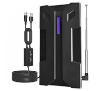 Wrtysully Antenna Esterna Interna per Segnale Forte per TV Ad Alta Definizione 4k Amplificatore per Segnale TV Digitale Ad Alta Portata