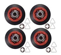 Wrtysully Asciugabiancheria un Rullo 4 Pezzi Adatto per, 8536974 Sostituisce, 8536973, W10314171, WPW10314173, PS11752609