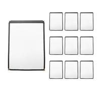 Wrtysully Confezione da 10 Copertine per Menu - Pagina Singola, 2 Viste, per Carta da 8,5 X 11 Pollici - Copertine per Menu Ristorante