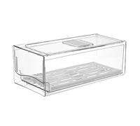 Wrtysully Contenitori Organizer per Frigorifero con Cassetti Estraibili Set di Cassetti per Prodotti da Frigorifero per Risparmiare Spazio Verticale, Facili da Usare