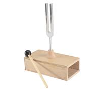 Wrtysully Diapason Wood+Alluminio 432 Hz per la Guarigione del Suono, L'Insegnamento Della Risonanza con il Diapason, Test 'Udito, Meditazione con il Cofanetto di Risonanza