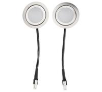 Wrtysully Lampadine per Cappa da Cucina da 2 Pezzi, Lampada da Incasso A LED per Cappa da Cucina In Acciaio Inossidabile di Ricambio