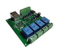 Wrtysully LAN Ethernet RJ45 / IP Web Scheda di Controllo Remoto con Relè di Rete UDP W5500 Un 4 Canali