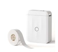 Wrtysully Macchina per Etichette con Nastro Adesivo, Mini Stampante Termica Portatile Bluetooth, Etichettatrice per per La Scuola di Home Office