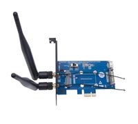 Wrtysully Modulo WiFi Mini PCI-e Express A PCI-e 1 X Scheda Adattatore 3g/4g A Scheda di Sviluppo PCI-e 2 Antenne