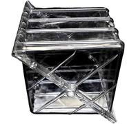 Wrtysully Muffa Crescente 'Anguria Quadrata del Cuore Trasparente di Plastica di Dimensioni Crescita Trasparente Della Frutta Che Forma Muffa Modellante