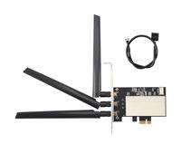 Wrtysully per Broadcom Bcm94360CSAX Bcm943602CS Bcm94331CSAX Adattatore Convertitore PCI-E Desktop WLAN + Antenna per Scheda WiFi