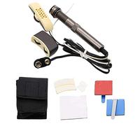 Wrtysully Pickup per Chitarra Acustica Folk A-202 Equalizzatore Accordatore Piezo Amplificatore Pickup con Jack di Uscita da 6,35 Mm (Con Microfono)