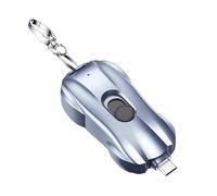 Wrtysully Power Bank Portatile Mini da 600mAh con Caricabatterie D'Emergenza Ultra-Sottile Type-C Soluzione Compatta per L'Energia Outdoor